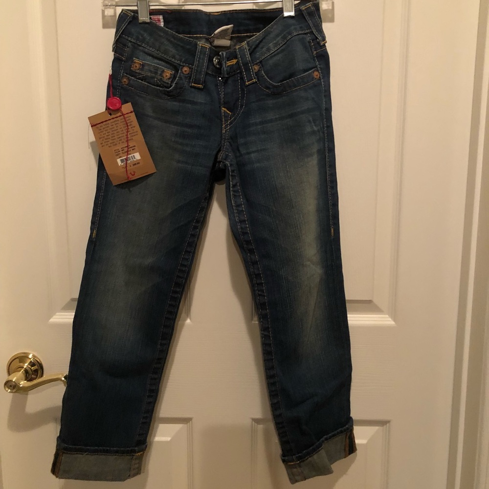 True religion boyfriend jeans never worn